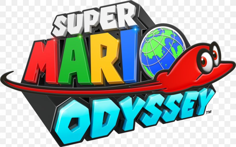 Super Mario Odyssey Clip Art Mario Bros. Nintendo Switch Logo, PNG, 1024x637px, Super Mario Odyssey, Artwork, Brand, Letter, Logo Download Free