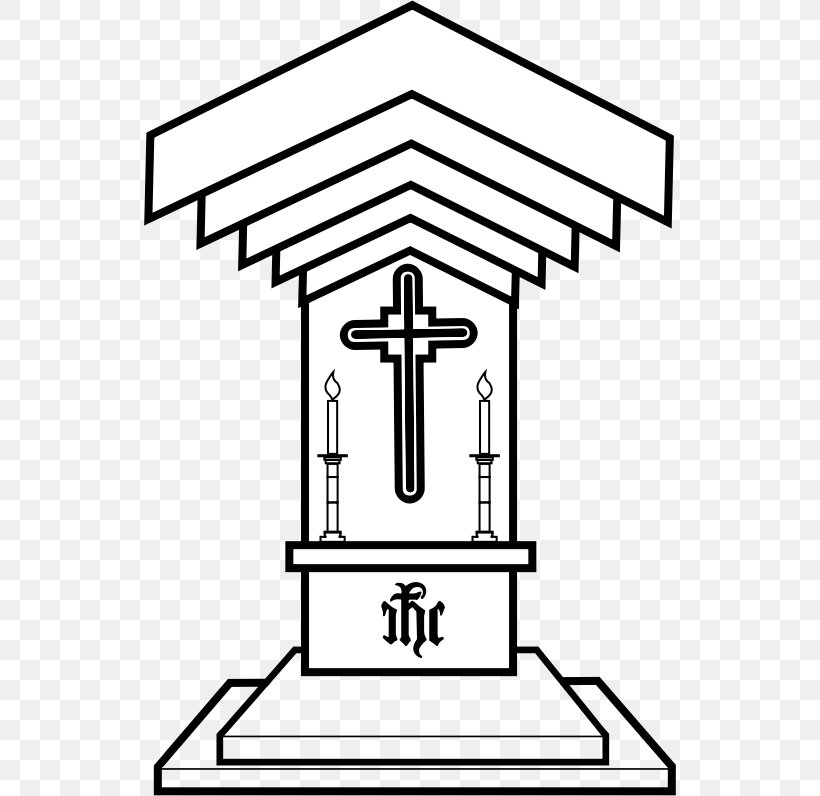 Altar Church Clip Art, PNG, 532x796px, Altar, Area, Black And White, Christian Church, Christian Cross Download Free