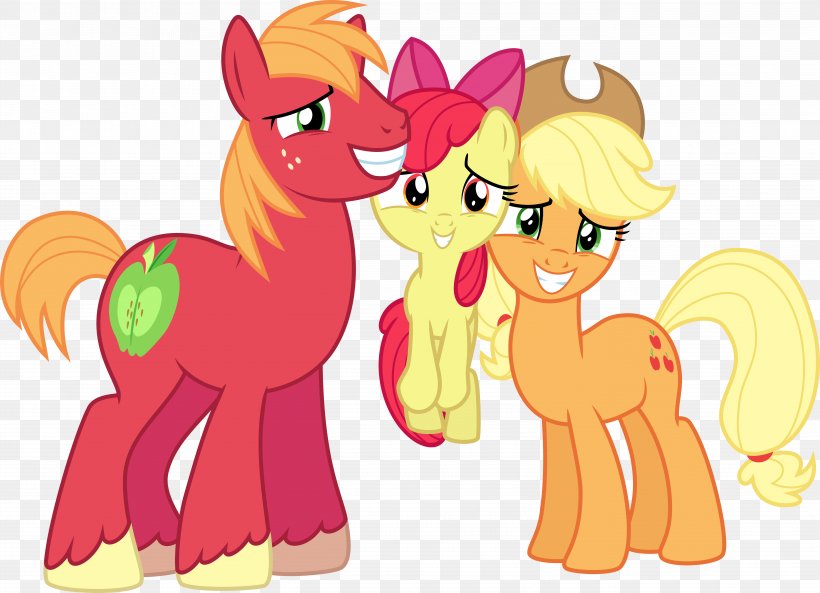 Big McIntosh Applejack Pony Apple Bloom Rainbow Dash, PNG, 5526x4000px, Watercolor, Cartoon, Flower, Frame, Heart Download Free