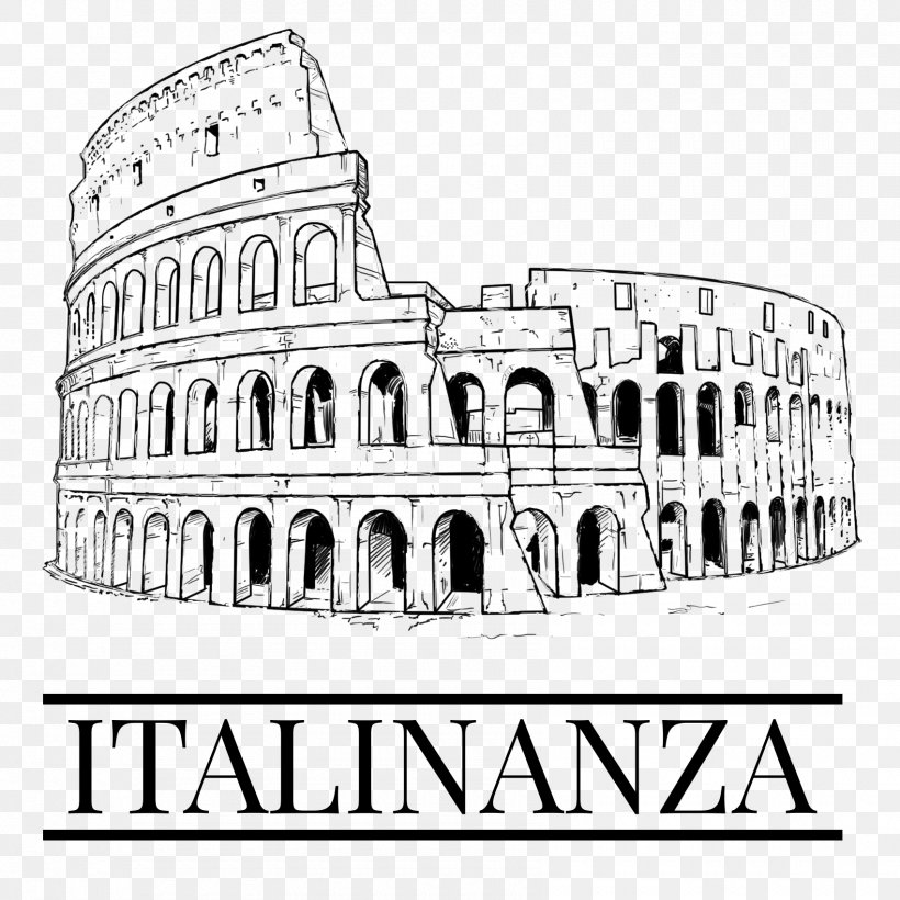 Colosseum Drawing Poster Sketch Architecture, PNG, 1700x1700px, Colosseum, Architectural Drawing, Architecture, Area, Black And White Download Free