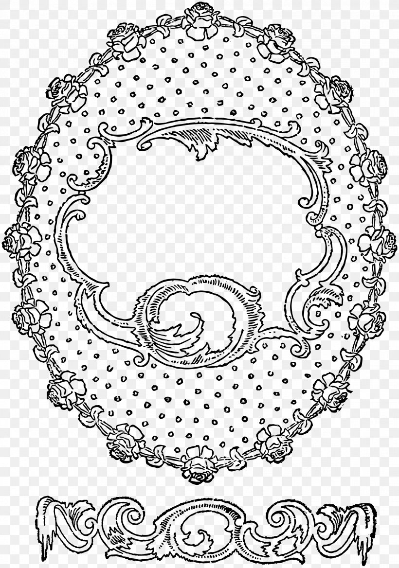 Drawing Rococo Ornament, PNG, 2329x3320px, Drawing, Area, Art, Black And White, Decorative Arts Download Free