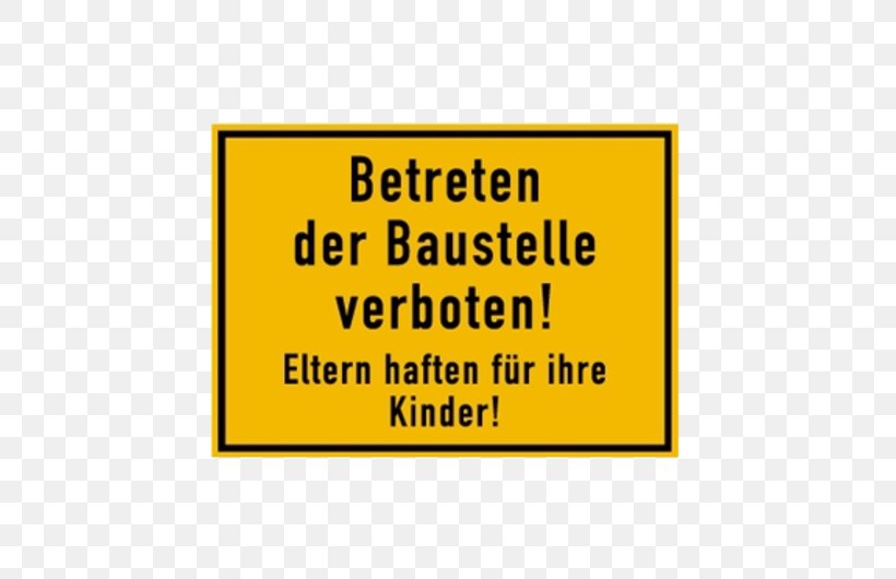 Baustellenschild No Symbol Sign Building Materials, PNG, 530x530px, Baustelle, Area, Baustellenschild, Brand, Building Materials Download Free