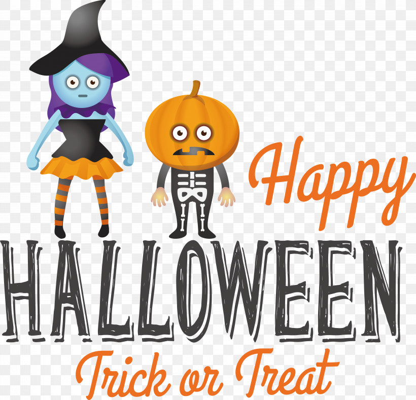 Halloween, PNG, 5632x5423px, Cartoon, Halloween, Logo, Text Download Free
