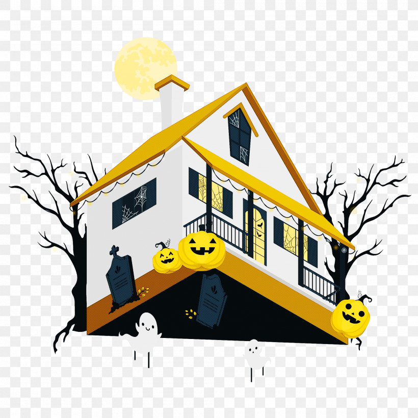 Halloween, PNG, 2000x2000px, Halloween, Cartoon, Geometry, House, Line Download Free