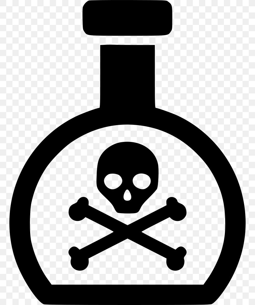 Skull And Crossbones Human Skull Symbolism Poison Toxicity, PNG, 760x980px, Skull And Crossbones, Black And White, Bone, Death, Hazard Symbol Download Free