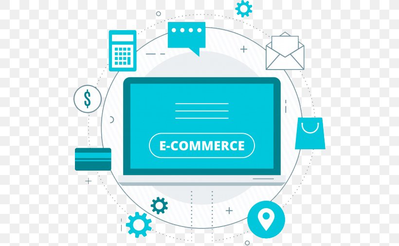 E-commerce Service Web Development Business Online Shopping, PNG, 519x506px, Ecommerce, Aqua, Area, Brand, Business Download Free
