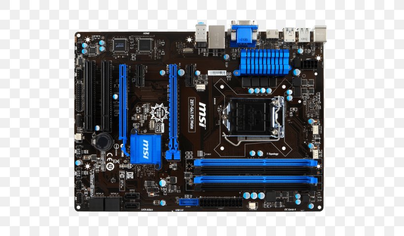 Intel LGA 1150 Motherboard ATX MSI, PNG, 600x480px, Intel, Atx, Central Processing Unit, Computer, Computer Component Download Free