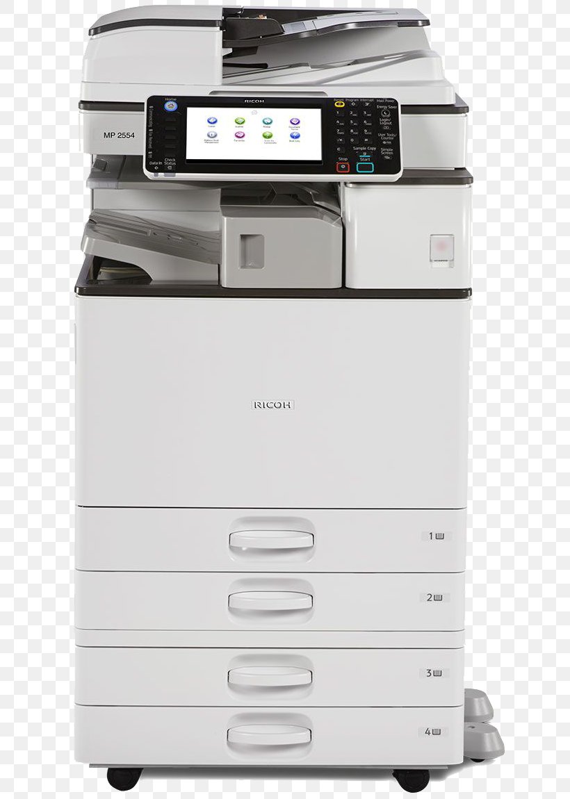 Multi-function Printer Ricoh Photocopier Image Scanner, PNG, 632x1150px, Multifunction Printer, Copying, Fax, Handheld Devices, Image Scanner Download Free