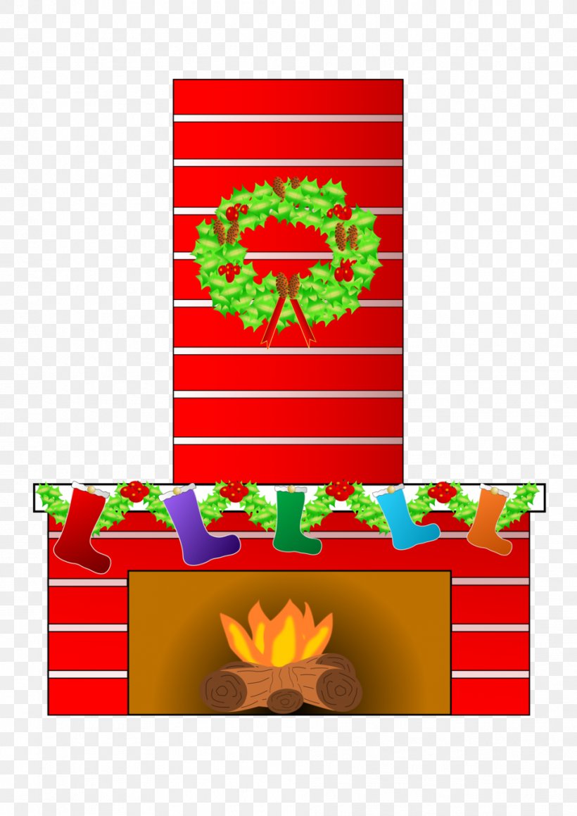 Christmas Santa Claus Clip Art, PNG, 958x1355px, Christmas, Area, Christmas Stockings, Christmas Tree, Fire Download Free