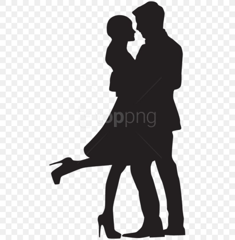 Love Couple Heart, PNG, 480x838px, Silhouette, Blackandwhite, Couple, Dance, Gesture Download Free