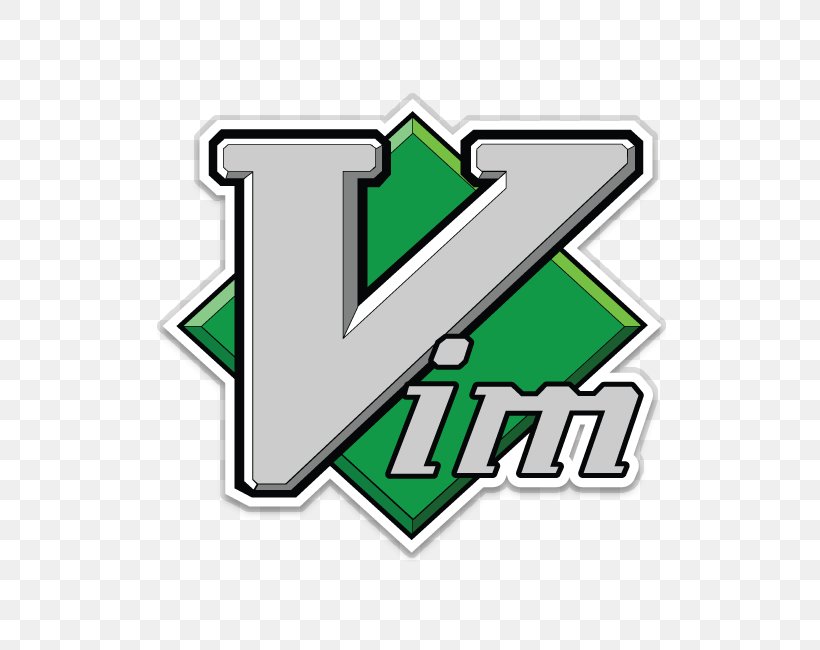 Vim Text Editor Unix Syntax Highlighting, PNG, 650x650px, Vim, Area, Brand, Free And Opensource Software, Green Download Free