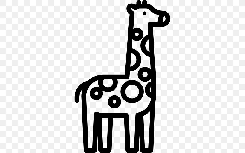 Northern Giraffe Clip Art, PNG, 512x512px, Northern Giraffe, Animal, Autocad Dxf, Black And White, Giraffe Download Free