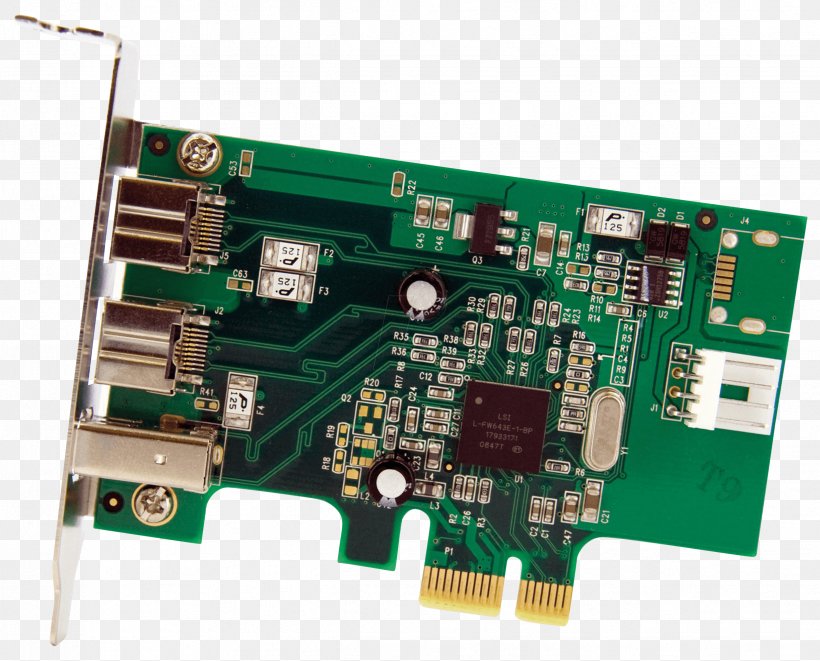 IEEE 1394 PCI Express Conventional PCI Computer Port Adapter, PNG, 2448x1976px, Ieee 1394, Adapter, Computer Component, Computer Port, Conventional Pci Download Free