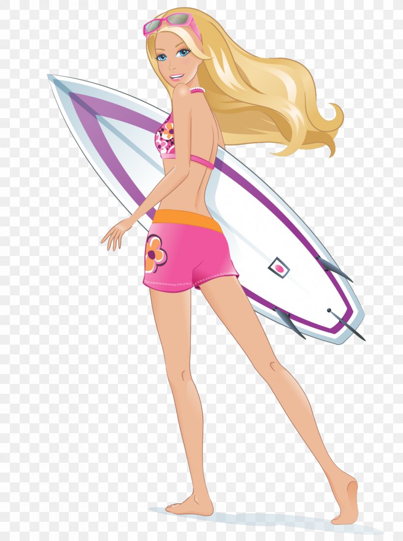 Merliah Summers Barbie Doll Surfing Clip Art, PNG, 1193x1600px, Watercolor, Cartoon, Flower, Frame, Heart Download Free