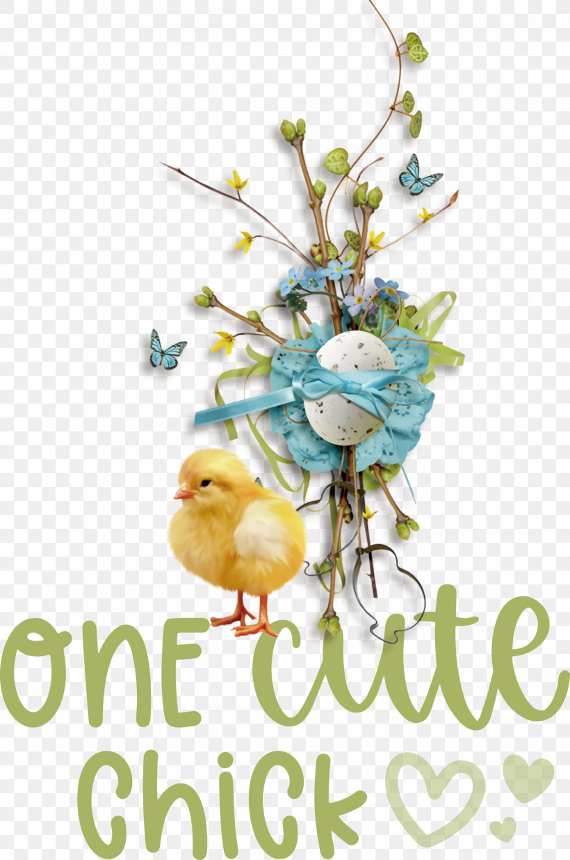 One Cute Chick Easter Day Happy Easter, PNG, 1989x3000px, Easter Day, Collage, Decoupage, Drawing, Happy Easter Download Free