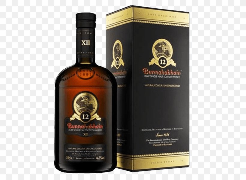 Single Malt Whisky Single Malt Scotch Whisky Islay Bunnahabhain 12 Year Old, PNG, 600x600px, Single Malt Whisky, Alcoholic Beverage, Bottle, Bourbon Whiskey, Chill Filtering Download Free