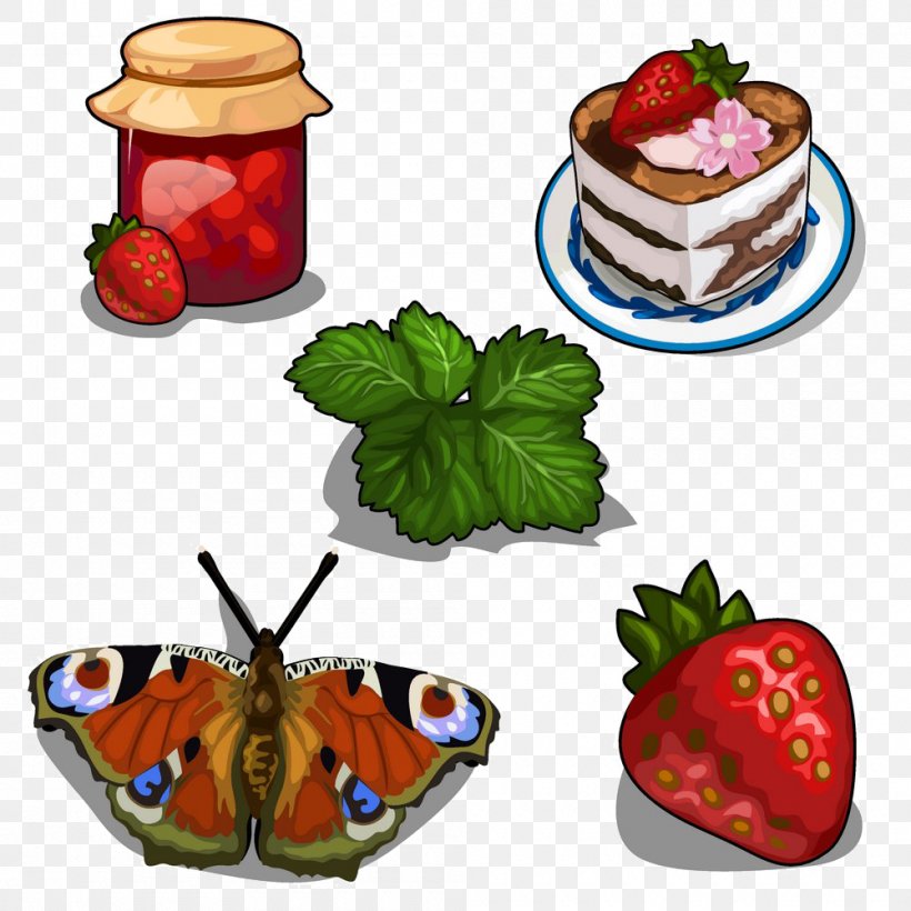 Strawberry Cream Cake Strawberry Pie Fruit Preserves, PNG, 1000x1000px, Strawberry Cream Cake, Baking, Berry, Cake, Cuisine Download Free