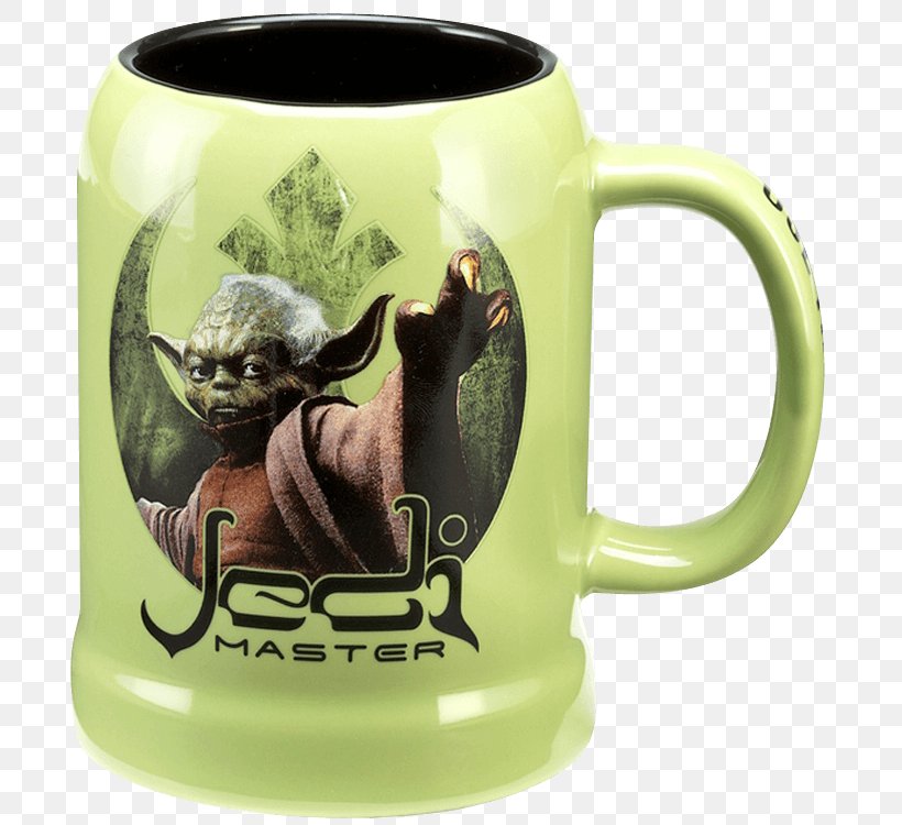 Yoda Anakin Skywalker Stormtrooper Beer Stein Star Wars, PNG, 750x750px, Yoda, Anakin Skywalker, Beer, Beer Glasses, Beer Stein Download Free