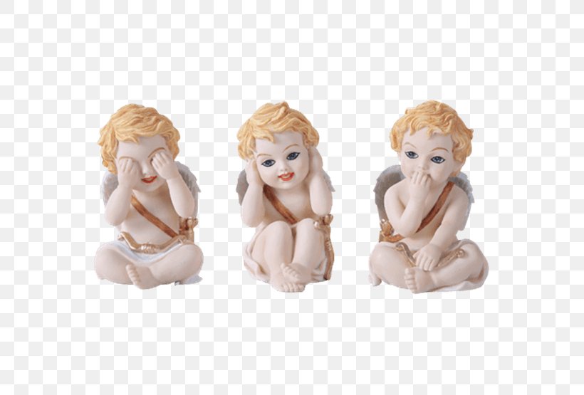 Cherub Three Wise Monkeys Statue Cupid Figurine, PNG, 555x555px, Cherub, Angel, Azrael, Cupid, Effigy Download Free