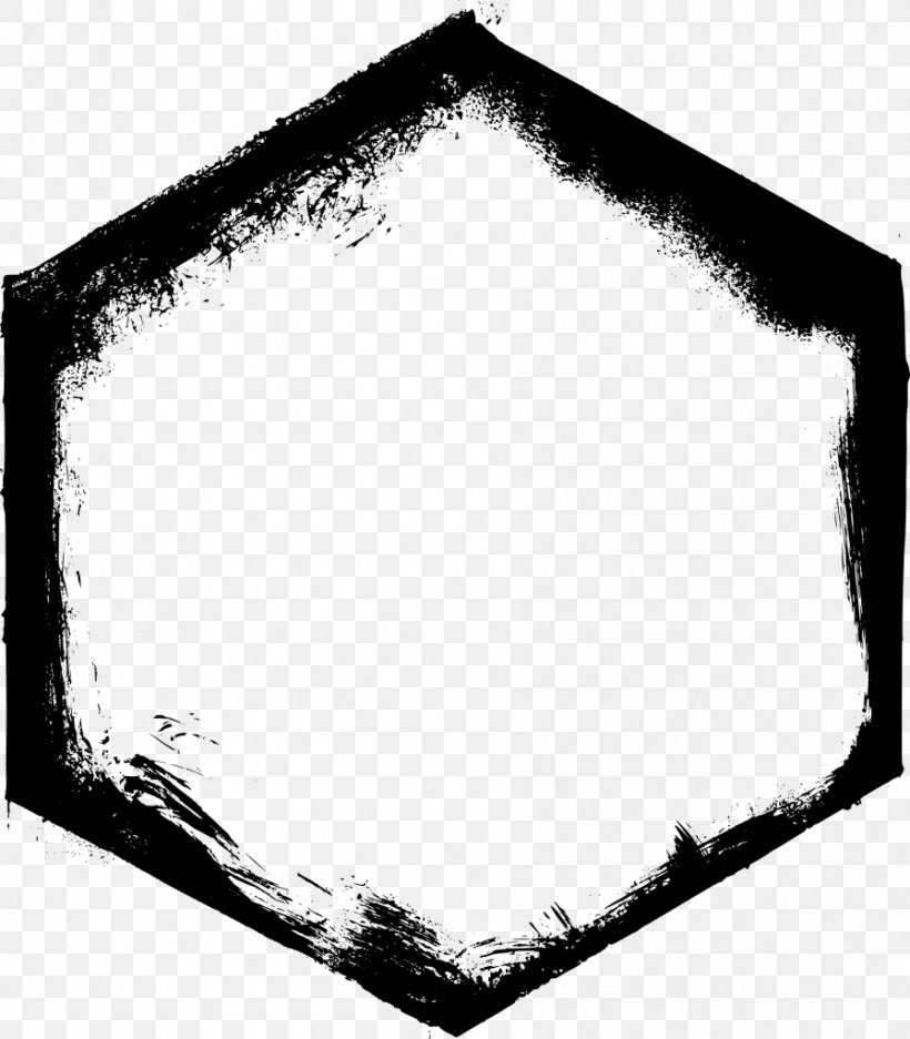 Hexagon Shape Clip Art, PNG, 896x1024px, Hexagon, Black, Black And White, Display Resolution, Geometric Shape Download Free