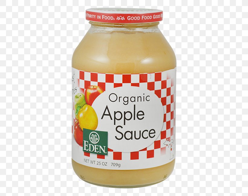 Organic Food Apple Sauce Eden Foods Inc., PNG, 650x650px, Organic Food, Apple, Apple Sauce, Condiment, Cooking Download Free
