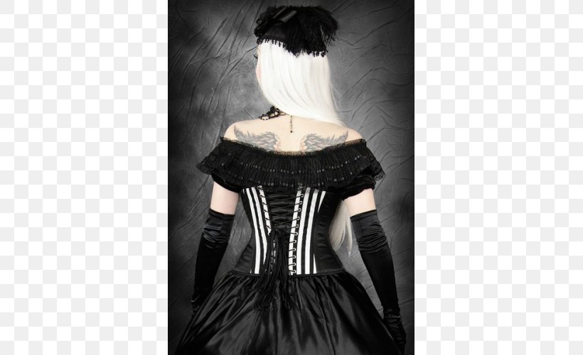 Corset Waist Gothic Fashion Clothing Bustier, PNG, 500x500px, Watercolor, Cartoon, Flower, Frame, Heart Download Free