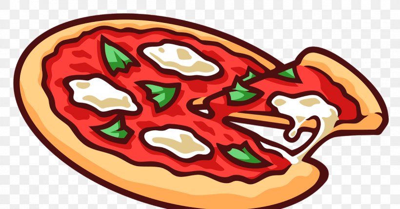 New York-style Pizza Pizza Margherita Italian Cuisine Clip Art, PNG, 1200x630px, Pizza, Artwork, Cuisine, Drawing, Food Download Free
