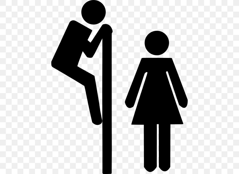 Unisex Public Toilet Bathroom Sign, PNG, 468x598px, Public Toilet, Bathroom, Black And White, Decal, Flush Toilet Download Free