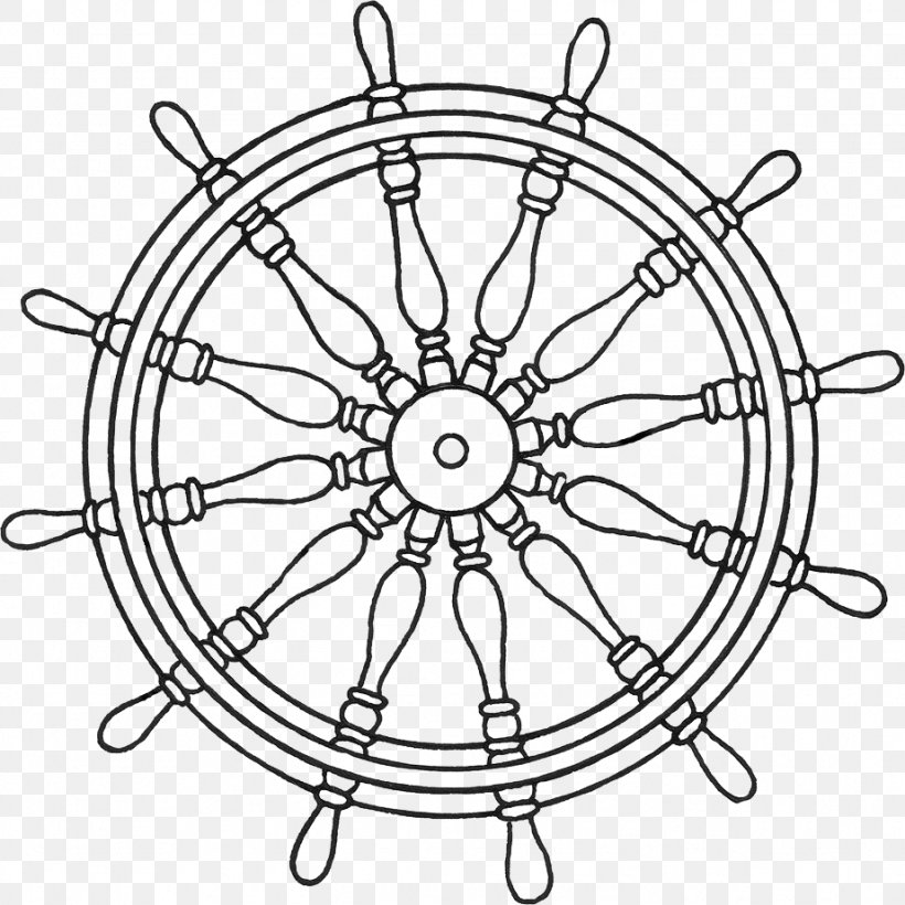 Car Ship's Wheel Coloring Book Motor Vehicle Steering Wheels, PNG, 922x923px, Car, Auto Part, Automotive Wheel System, Bicycle Drivetrain Part, Bicycle Part Download Free