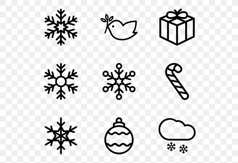 Christmas Snowflake Royalty-free, PNG, 600x564px, Christmas, Area, Art, Black, Black And White Download Free