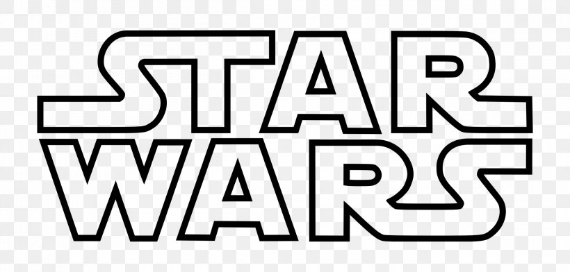 Star Wars Jedi Logo, PNG, 2300x1100px, Star Wars, Area, Black, Black And White, Brand Download Free