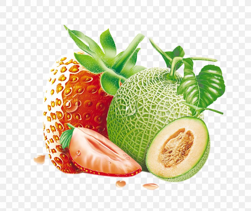 Strawberry Hami Melon Food, PNG, 868x730px, Strawberry, Aedmaasikas, Auglis, Coreldraw, Cucumber Gourd And Melon Family Download Free