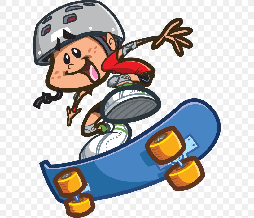 Skateboarding Cartoon Clip Art, PNG, 607x705px, Skateboard, Area ...