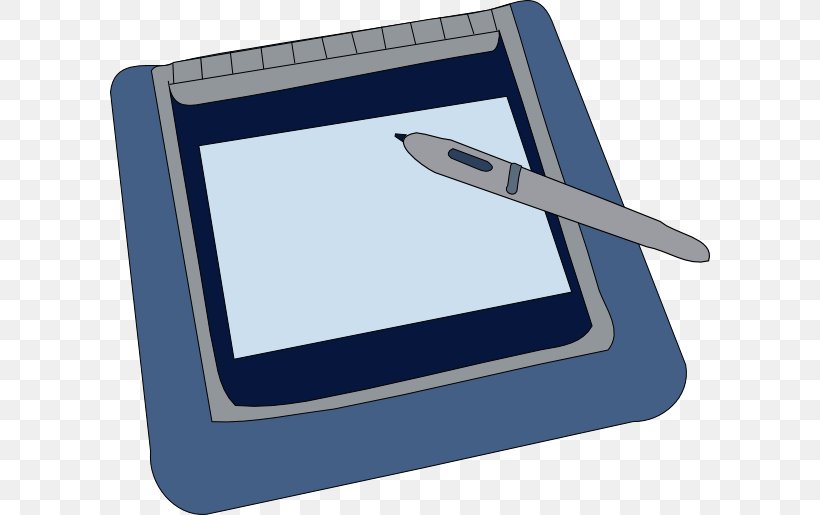 Tablet Computers Digital Writing & Graphics Tablets Clip Art, PNG, 600x515px, Tablet Computers, Blue, Computer Accessory, Computer Icon, Computer Monitors Download Free