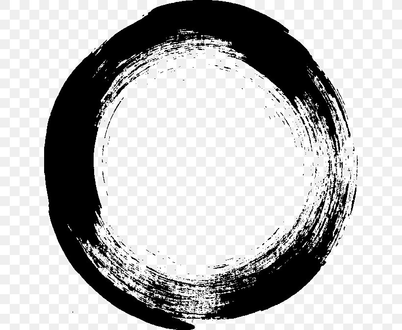 Brush Circle Stroke, PNG, 640x673px, Brush, Black And White, Monochrome, Monochrome Photography, Paint Download Free