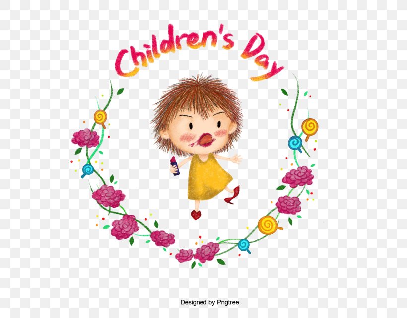 Children's Day Clip Art, PNG, 640x640px, Child, Art, Fictional Character, Floral Design, Flower Download Free