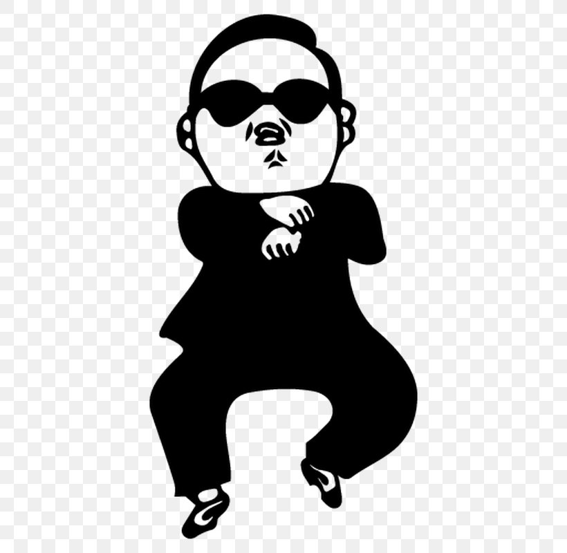 Gangnam Style Gangnam District YouTube Song Clip Art, PNG, 800x800px, Gangnam Style, Art, Audio, Black, Black And White Download Free
