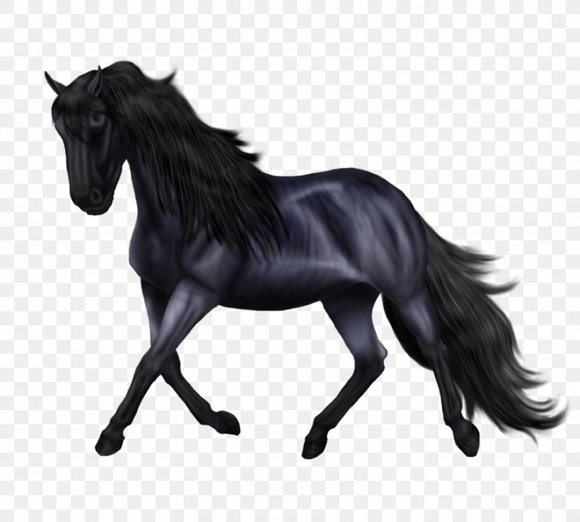 Friesian Horse Friesian Sporthorse Mane Stallion Mustang, PNG, 900x810px, Friesian Horse, Animal Figure, Black, Black And White, Bridle Download Free