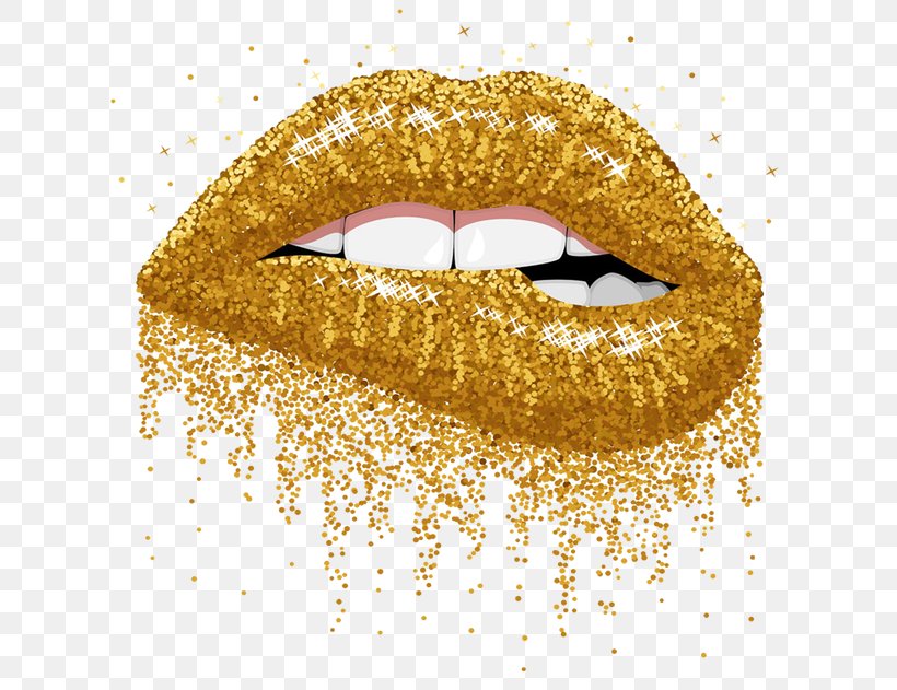 Lip Clip Art, PNG, 640x631px, Lip, Glitter, Gold, Mouth, Royaltyfree Download Free