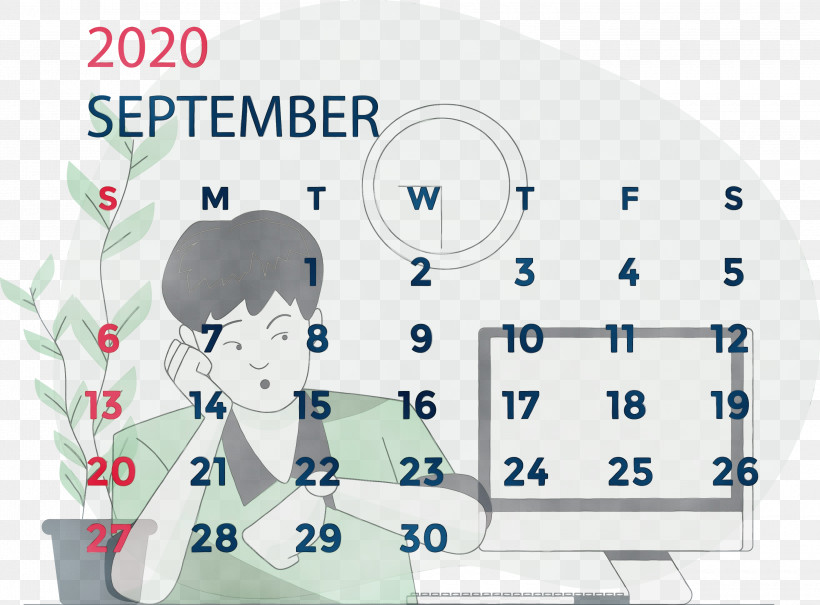 Font Cartoon Area Meter, PNG, 3000x2214px, September 2020 Calendar, Area, Cartoon, Meter, Paint Download Free