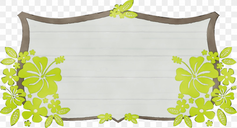 Green Plant Rectangle, PNG, 1445x780px, Hibiscus Frame, Flower Frame, Green, Paint, Plant Download Free