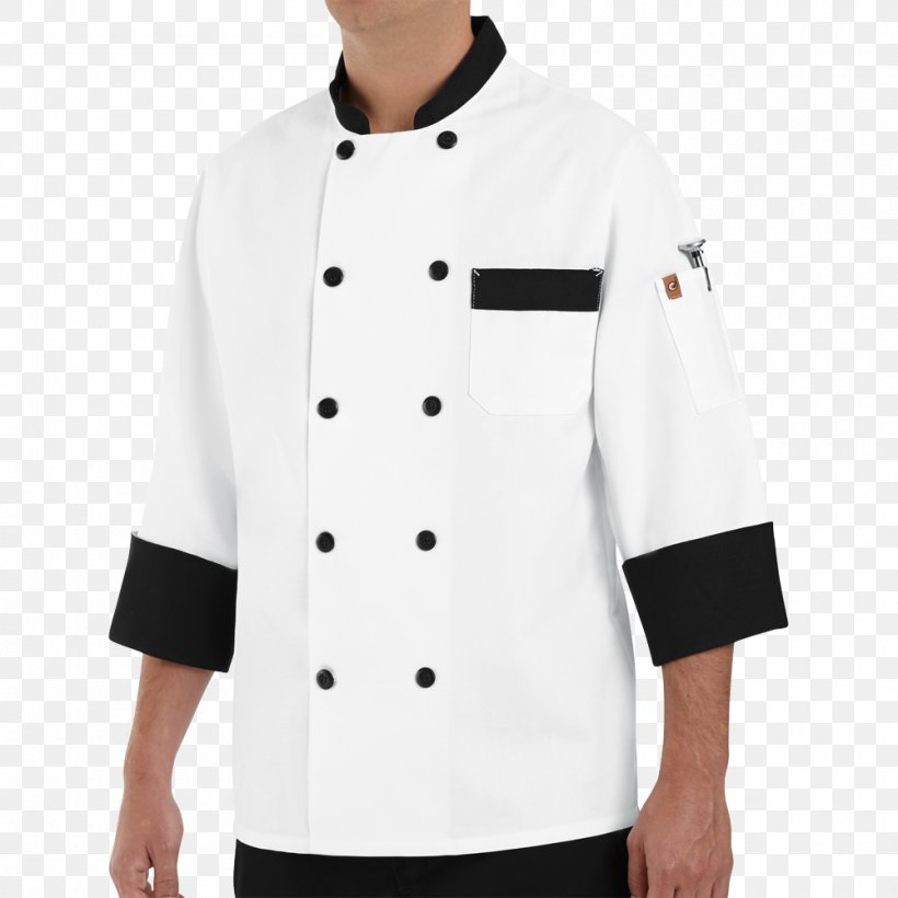 Chef's Uniform Coat Clothing Jacket, PNG, 1000x1000px, Coat, Brand, Button, Chef, Clothing Download Free