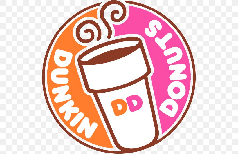 Dunkin' Donuts Coffee Breakfast Dunkin' Brands, PNG, 531x531px, Watercolor, Cartoon, Flower, Frame, Heart Download Free