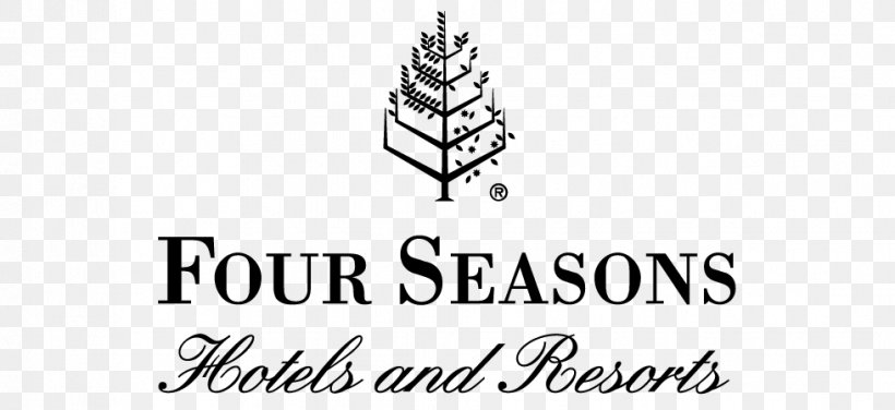 Four Seasons Hotels And Resorts Hilton Hotels & Resorts Hyatt, PNG, 979x450px, Four Seasons Hotels And Resorts, Allinclusive Resort, Black And White, Brand, Business Download Free