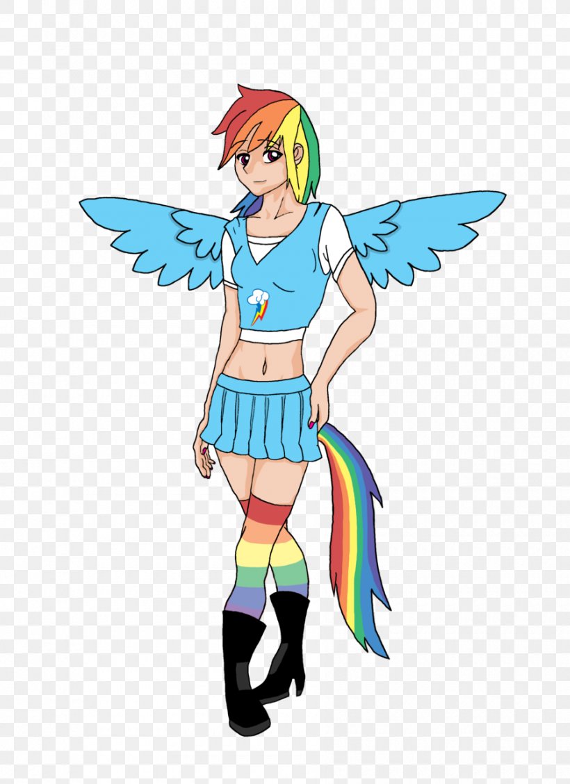 Rainbow Dash My Little Pony: Equestria Girls DeviantArt, PNG, 900x1239px, Watercolor, Cartoon, Flower, Frame, Heart Download Free