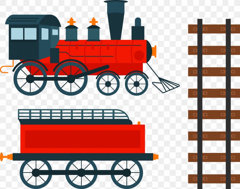 Train Rail Transport Steam Locomotive, PNG, 2244x1767px, Train, Illustrator, Locomotive, Mode Of Transport, Rail Transport Download Free