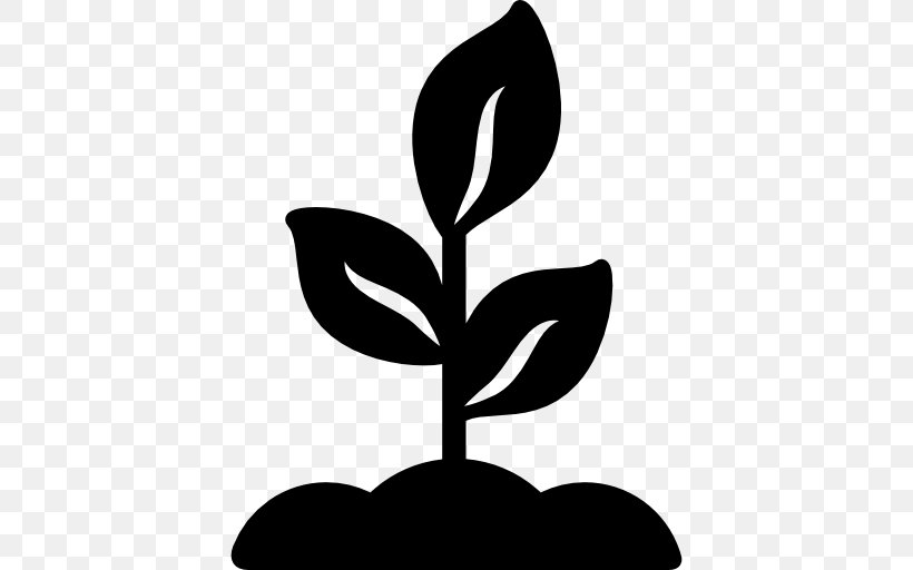 Plant Seedling, PNG, 512x512px, Plant, Artwork, Black And White, Branch, Flora Download Free