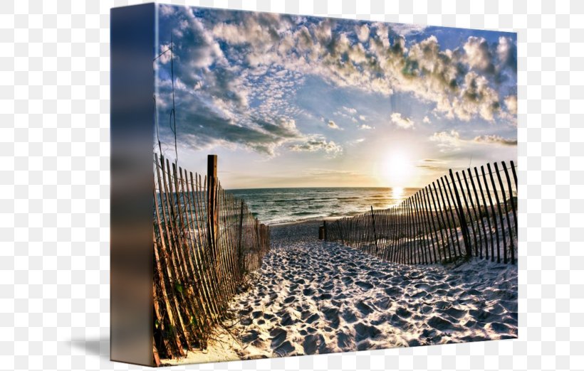 Florida State Road 30A Shore Sunset Beach Sand, PNG, 650x522px, Florida State Road 30a, Art, Beach, Canvas Print, Coast Download Free