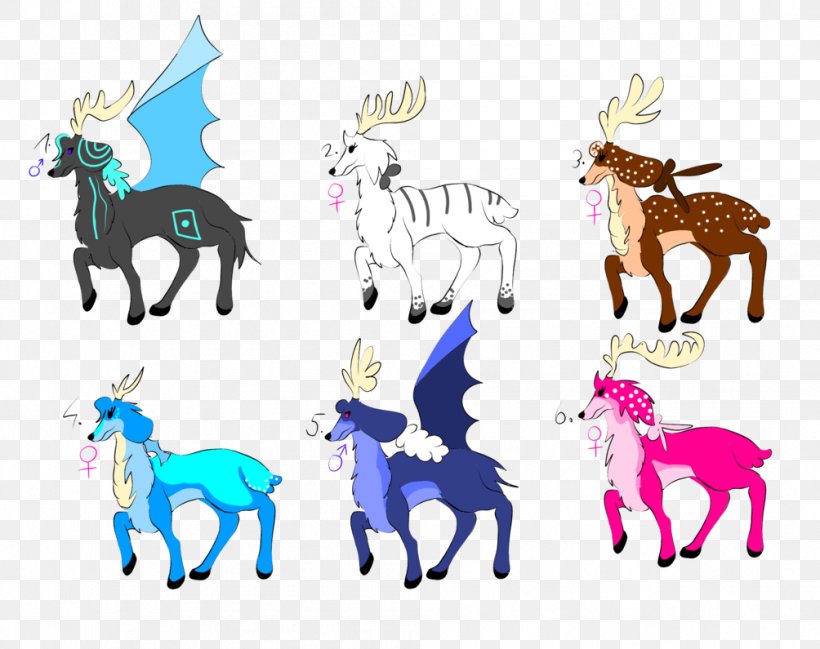 Reindeer Horse Pack Animal, PNG, 1004x795px, Reindeer, Animal Figure, Art, Deer, Fictional Character Download Free