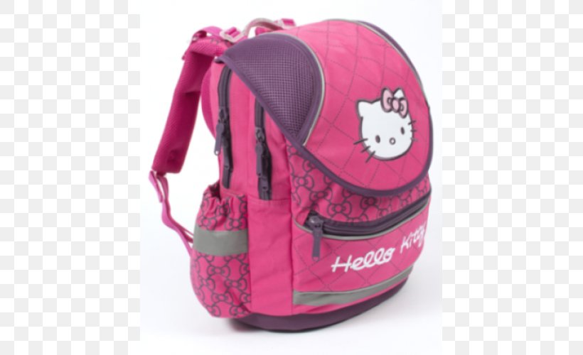 Backpack Hello Kitty Briefcase Popruh Bag, PNG, 500x500px, Backpack, Anatomy, Artikel, Bag, Briefcase Download Free